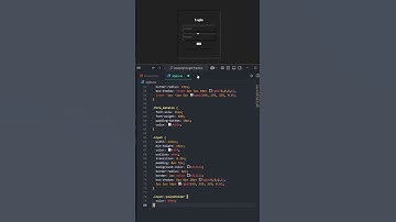 Design a Login Page with CSS #html #css #coding #login #shortvideo #shorts
