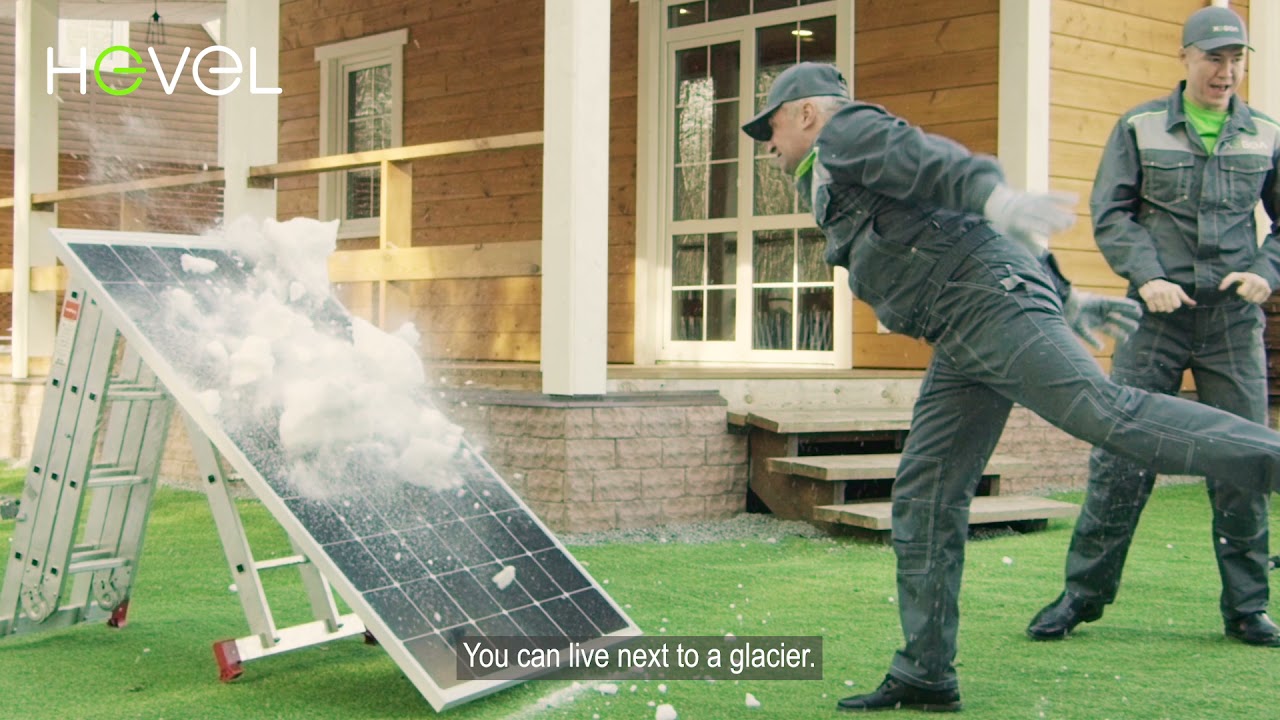 Crash-test of HEVEL PV-modules