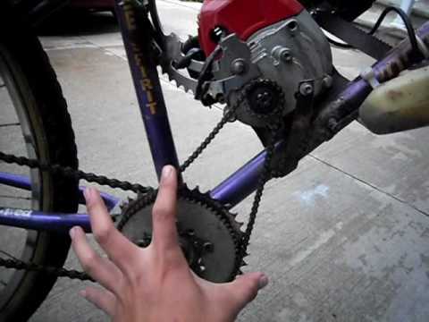 Homemade 33CC Gas/Motorized  Bicycle