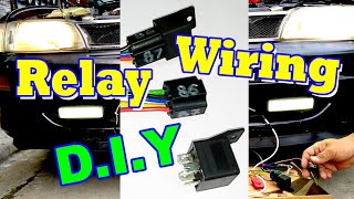 DIY Automotive Relay Wiring l LED fog lights l