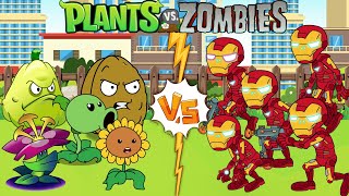 Plants vs Iron Man Zombies - Plants vs Zombies 2022 - Pvz funny moments