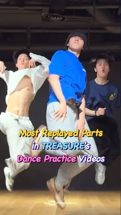 Most Replayed Parts in #TREASURE Dance Practice Videos #KPOP #SHORTS #T5