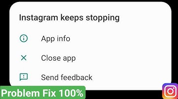 How To Solve Instagram Keeps Stopping Problem in Hindi | How To FIX Keeps stopping Bug problem part1