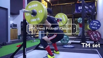7th Week Protocol (Deload)