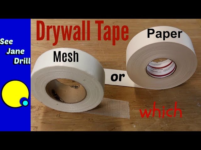 Paper vs. Mesh Drywall Tape: What's The Difference?