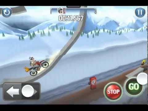 Bike Baron Easy Level Free Fall Pick Up All Coins