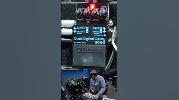 Boss SDE-3 Dual Digital Delay with Microkorg XL Synth 2