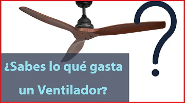 ¿Cuántos amperios consume un ventilador de techo?