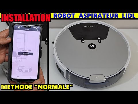 Aspirateur robot LIDL SILVERCREST SSRA1 installation Robot Vacuum Cleaner Saugroboter