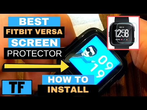 Fitbit Versa Best Screen Protector (2020) - How To Install Screen Protector On Fitbit Versa (Qibox)
