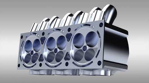 Solidworks Cylinderhead Design | Part 2 | Speed Art | SVA Design