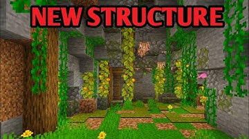 New Structure in Glow Berries Cave (Minecraft)