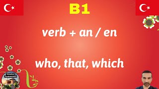 B1 Turkish Lesson: -an/-en = who, that, which (Relative Clause) with an Uzbek student