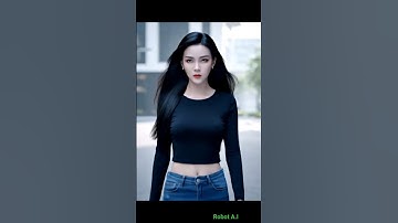 Cô gái xinh đẹp cho mọi người biết mình là robot#robotgirl #robots #shortvideo #aivideo