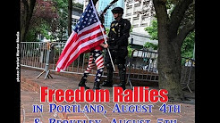 Freedom Rallies in Portland, Aug 4th & Berkeley, Aug 5th