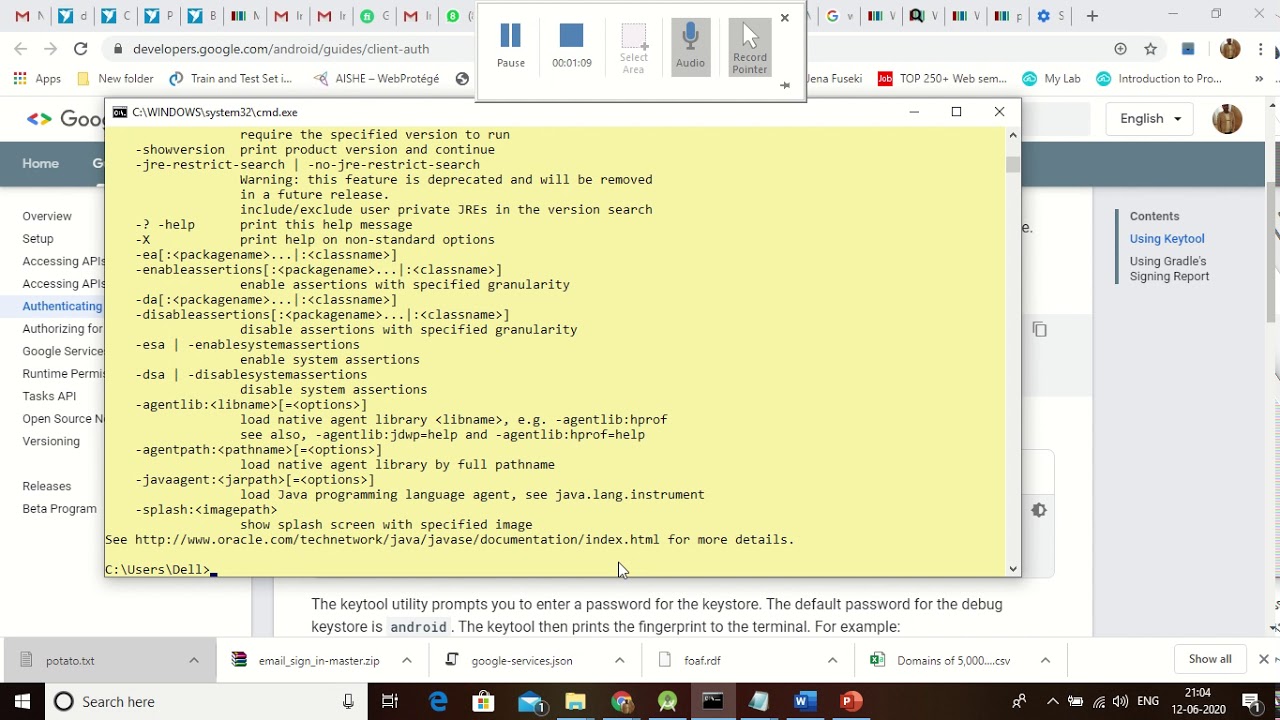 How To Get SHA Certificate Using Keytool For Firebase Setup In Windows How To Get SHA Certificate Using Keytool For Firebase Setup In Windows