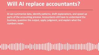 Information #CareerConvos™️ with Nikki - Will AI Replace Accountants The Work Technology Cannot Own Guide