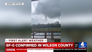 EF0 tornado confirmed in Wilson County screenshot 4