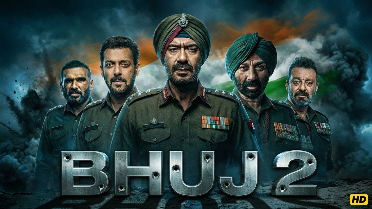 BHUJ 2 🔥 The Ultimate War Movie (2025) | Ajay Devgn ⚔️ Sunny Deol ⚡ Salman Khan