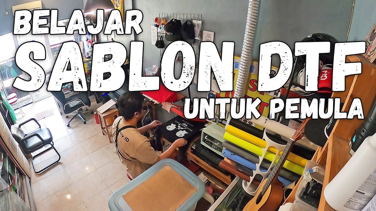 7 Langkah Tutorial Cara Sablon DTF untuk Pemula