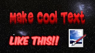 How to Make Cool Text In Paint.net Free! | 2 Methods |