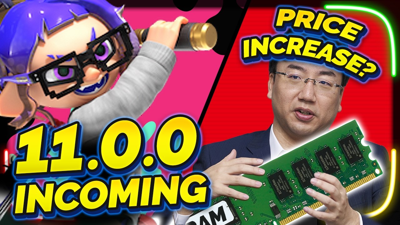 Could RAM Shortage Raise Switch 2 Price? Nintendo Responds + Splatoon 3 11.0.0 Update Soon!