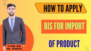 BIS Registration for Import of Electronics Goods in India Process and Documents Required