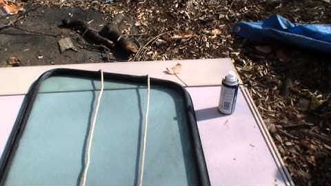 Replacing Right Rear Window Seal on a Vanagon Westfalia