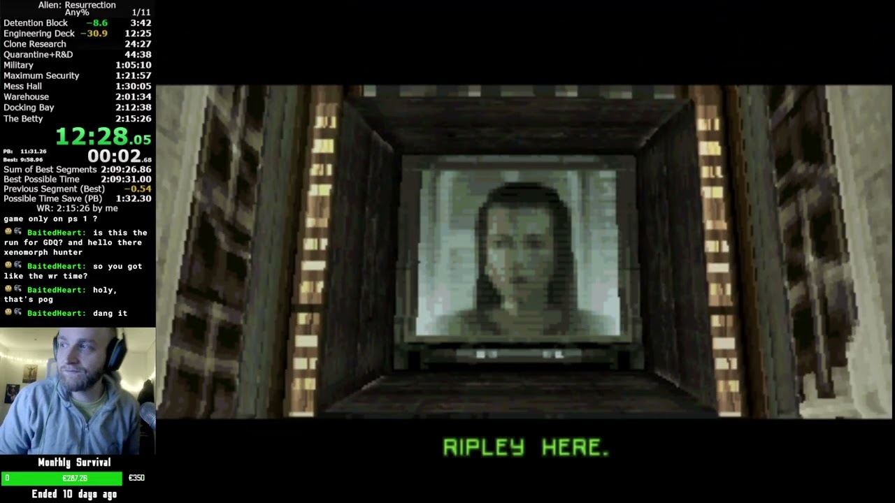 Alien: Resurrection - Any% in 
