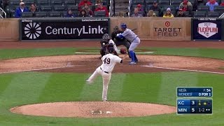 Kc Mejia Strikes Out Mondesi In The 4Th