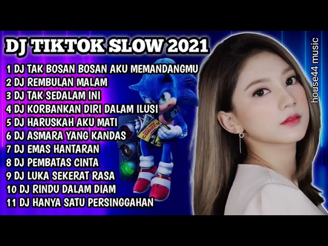 DJ TIK TOK SLOW 2021 || DJ TAK BOSAN BOSAN AKU MEMANDANGMU || DJ REMBULAN MALAM class=