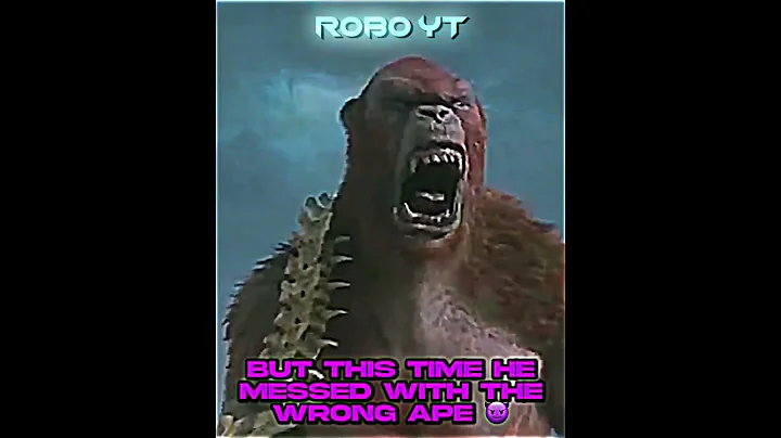 SKAR KING MESSED WITH THE WRONG APE! 😈 #shorts #fyp #godzilla #monsterverse