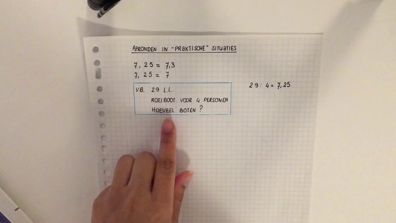 Afronden in "praktische" situaties