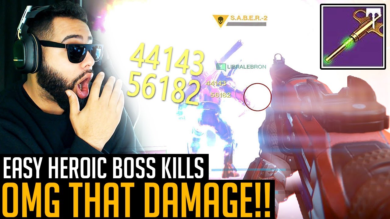 Destiny OMG THAT DAMAGE, Strike Heroic Bosses Seconds (EASY SKELETON KEY FARM)