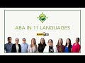 ABA in 11 Languages