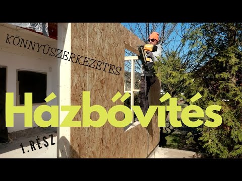 Videó: Csináld magad bővítés a házhoz