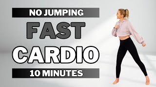 🔥10 Min FAST CARDIO for Weight Loss🔥SUPERSONIC CARDIO WORKOUT🔥ALL STANDING🔥NO JUMPING🔥KNEE FRIENDLY🔥