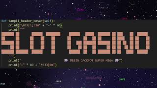BERHENTI MAIN SLOT || Bikin Game Mesin Slot GACOR Pakai Python!
