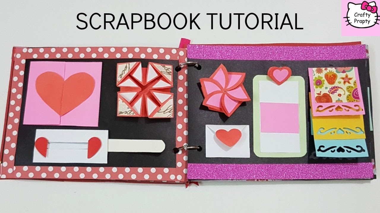 Scrapbook Tutorial/How to make Scrapbook/DIY Scrapbook Tutorial/Birthday Scrapbook  Ideas/ 