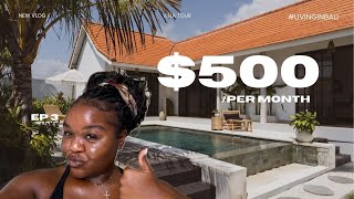 I live in Bali for $500/month rent | Bali villa tour