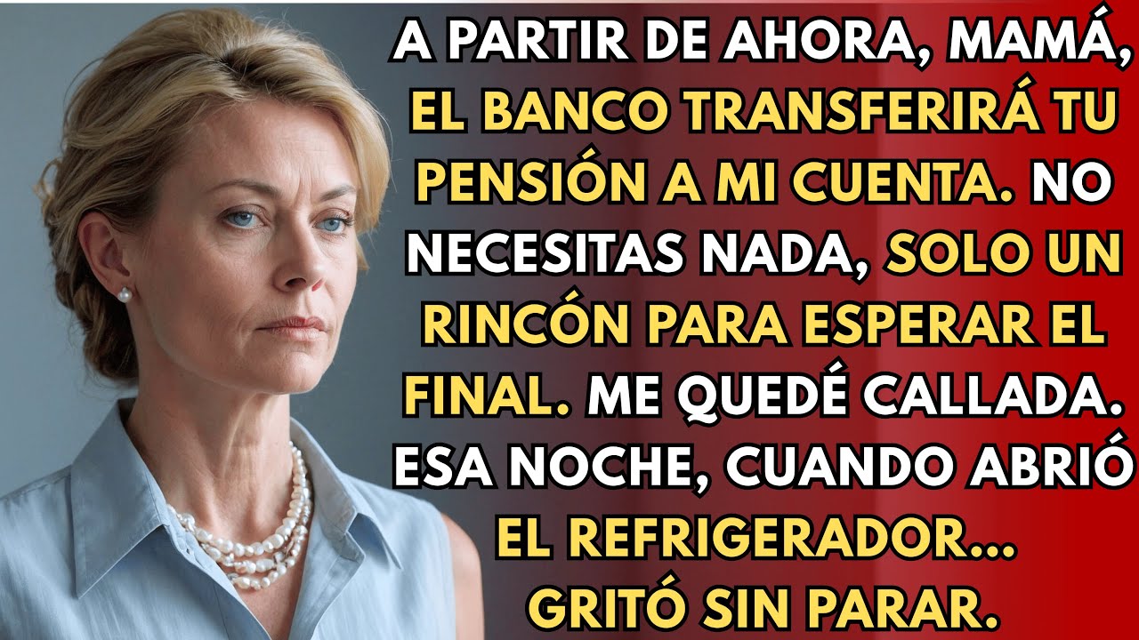 Mi Hija Dijo que Usaría Mi Pensión—Esa Noche, Abrió el Refrigerador y Gritó...