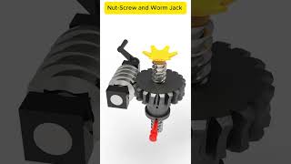 Nut Screw And Worm Jack