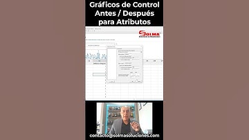 Como hacer una comparativa antes / despues Graficas de control para atributos #minitab #quality