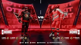 Ottawa Senators @ Kitchener Komets. Western Conference Final. FHL Playoffs. NHL25.