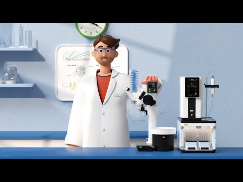 Rotavapor® R-80: Evaporation on the smallest footprint - video from BUCHI