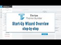 Thrive Theme Builder Start Up Wizard