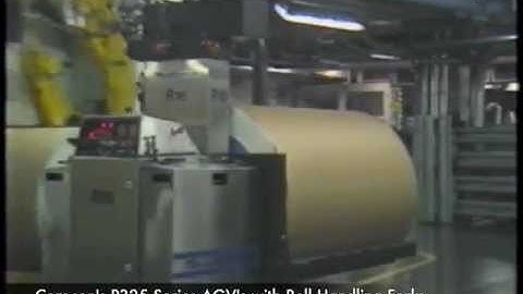 Roll Handling Forklift Automated Guided Vehicle