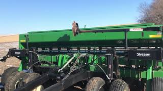 John Deere 1530 drill with 3pt caddy
