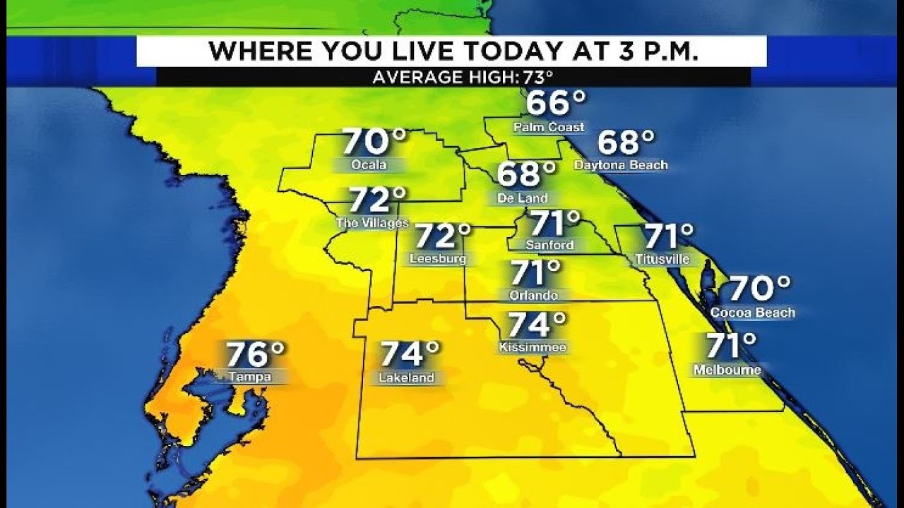 Turning colder for the weekend in Central Florida YouTube