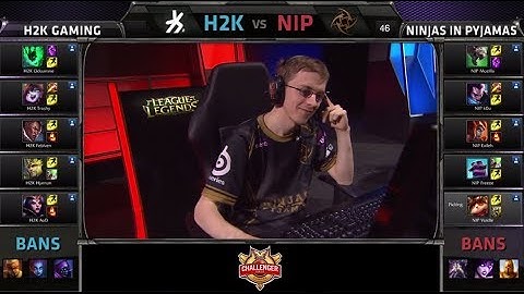 Ninjas in Pyjamas vs H2k Gaming | Game 2 Grand Finals EU Challenger Summer 2014 in London
